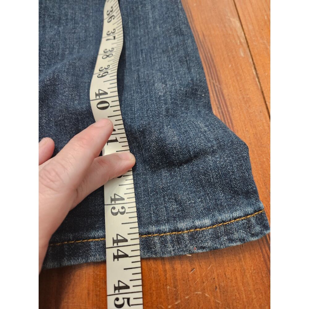 Levi's 510 Skinny Jeans Men's 32x34 Dark Wash Faded Distressed Denim - Picture 9 of 9